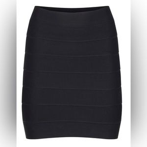 BCBGMaxAzria Simone Textured Power Skirt (M)